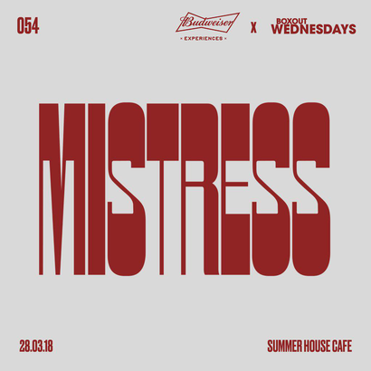 Budweiser x BW054.2 - Mistress